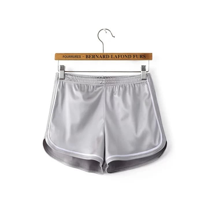 ハイウエスト パンツ シンプル スポーティー ショートパンツ