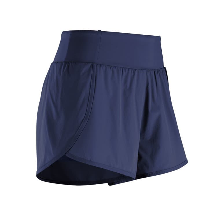 ハイウエスト パンツ シンプルスポーツショートパンツ