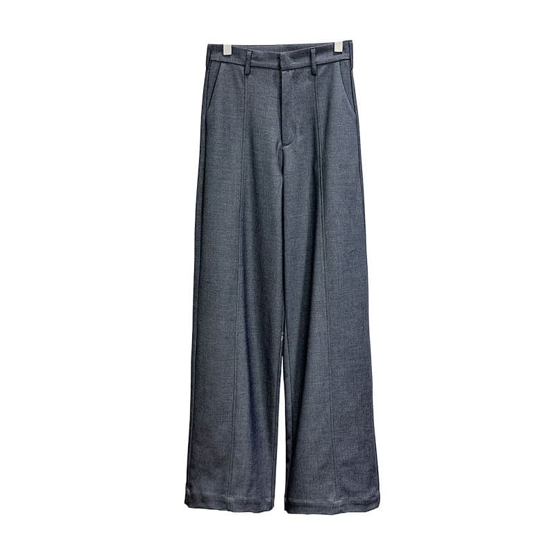 ハイウエスト パンツ ゆったり贅沢スラックス ハイウエストパンツ