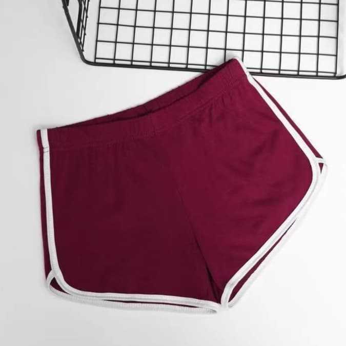 ハイウエスト パンツ すっきりシルエット ハイウエストスポーツショーツ