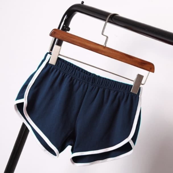 ハイウエスト パンツ すっきりシルエット ハイウエストスポーツショーツ
