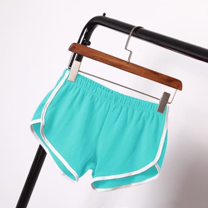 ハイウエスト パンツ すっきりシルエット ハイウエストスポーツショーツ