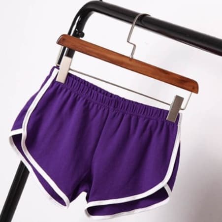 ハイウエスト パンツ すっきりシルエット ハイウエストスポーツショーツ